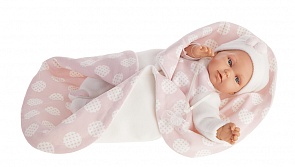 Интерактивная кукла Марселина в розовом, озвученная, 29 см. (Antonio Juan Munecas, 1778P)